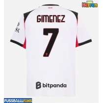 AC Milan Santiago Gimenez #7 Auswärtstrikot 2025-26 Kurzarm
